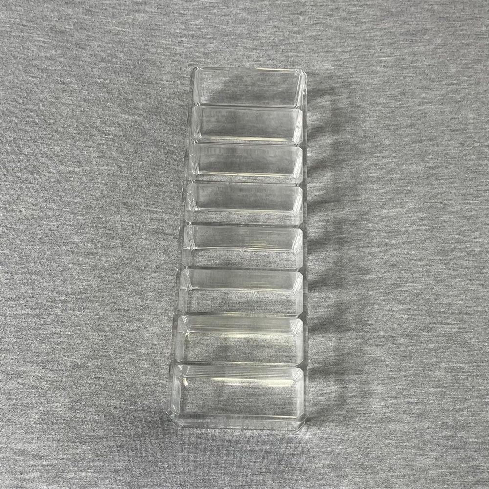 IDesign Clear Acrylic Makeup Compact Organizer